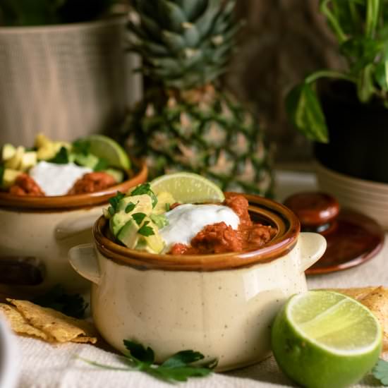 Pineapple Cinnamon Chili - Recipe photo by LifeAroundtheTable