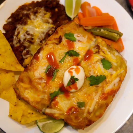 Green Chicken Enchiladas - Recipe photo by HIldaskitchenblog