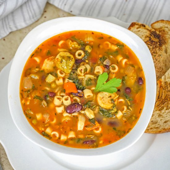 Hearty Veggie Soup - Recipe photo by Thyme of Season