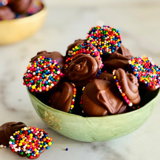 Chocolate Nonpareils Candy - Recipe photo by theshortordercook