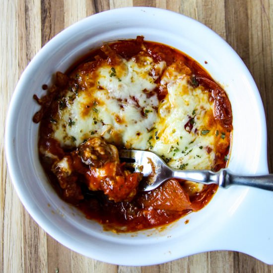 Pizza Bowls - Recipe photo by the food blog