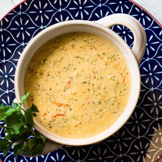 Broccoli Cheddar Soup – Panera Copy - Recipe photo by Jaxx The Bearded Hiker