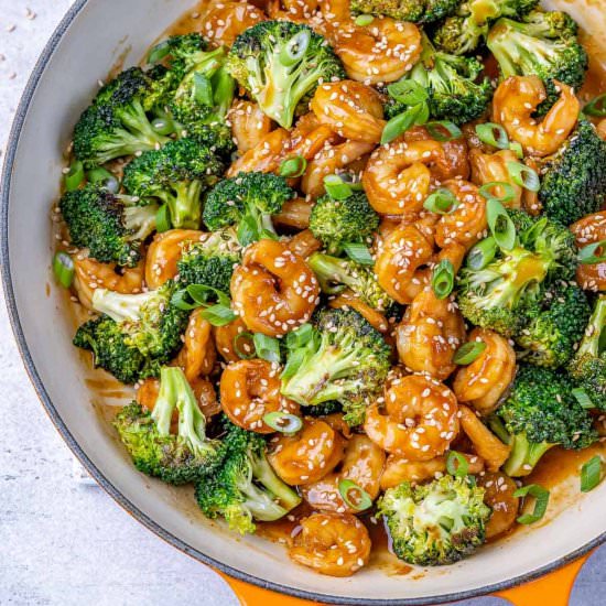 SHRIMP AND BROCCOLI STIR FRY - Recipe photo by healthyfitnessmeals
