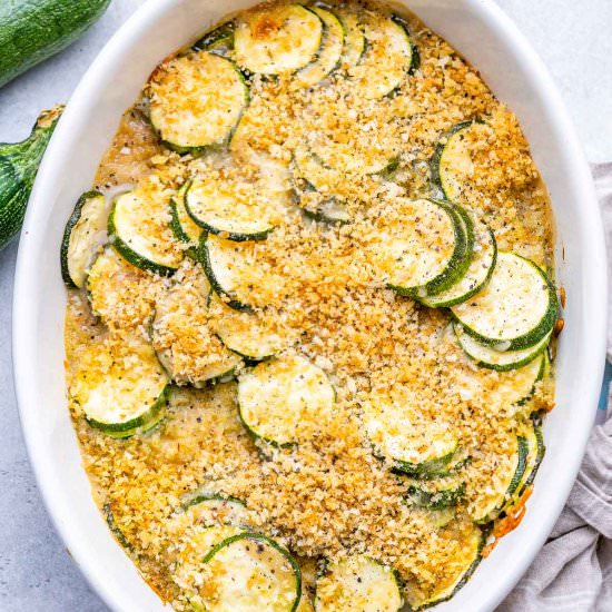 EASY ZUCCHINI CASSEROLE - Recipe photo by healthyfitnessmeals