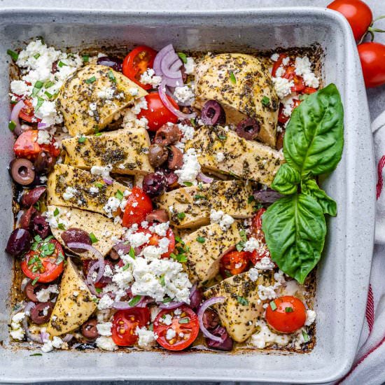 OVEN-BAKED GREEK CHICKEN BREAST - Recipe photo by healthyfitnessmeals