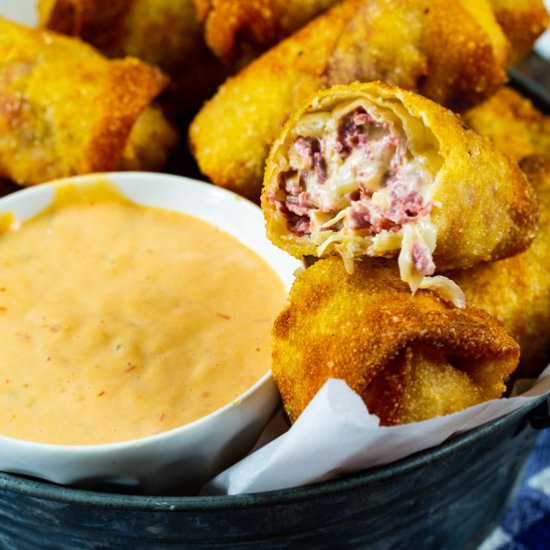 Reuben Egg Rolls - Recipe photo by spicysouthernkitchen
