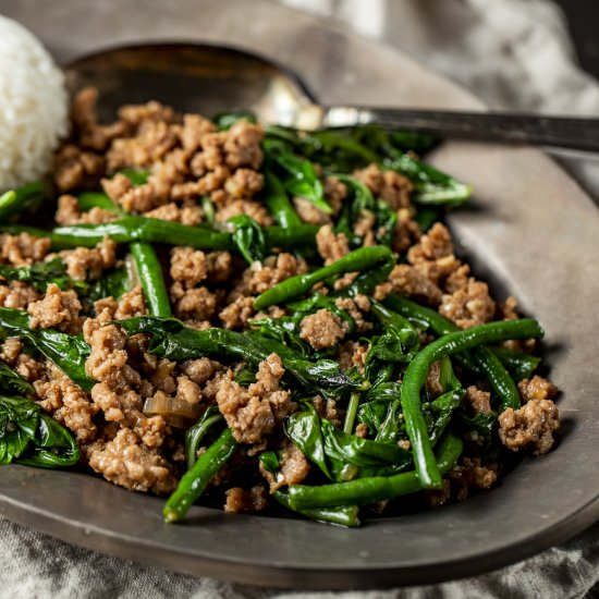 Thai Basil Pork - Recipe photo by Went Here 8 This