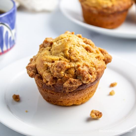 Coffee Cake Muffins - Recipe photo by BeyondtheCoop