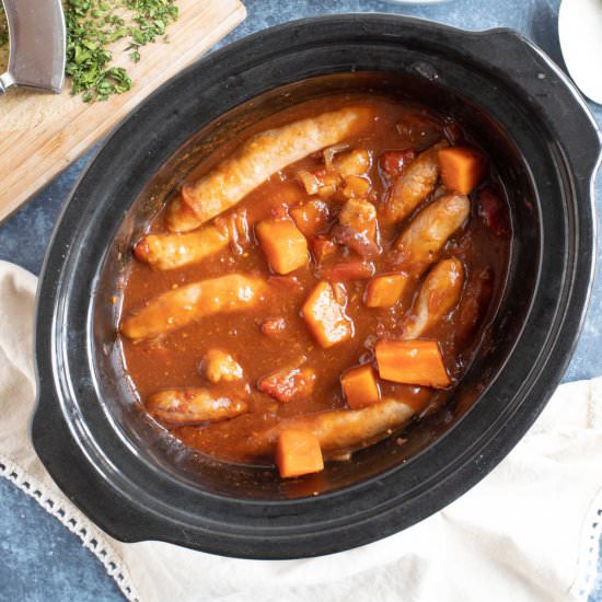 Slow Cooker Sausage Casserole - Recipe photo by effortlessfoodie