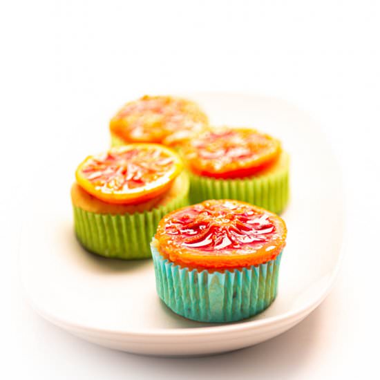 Tangerine Marmalade Cupcakes - Recipe photo by Blue Cayenne