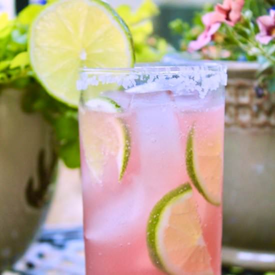 Irish Whiskey Paloma Fizz Cocktail - Recipe photo by Red Wine Dragons