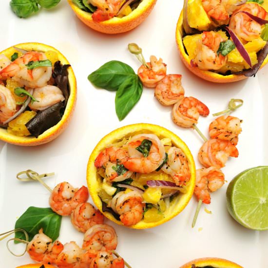 Shrimp Salad in Orange Peel - Recipe photo by Cre8 at Home
