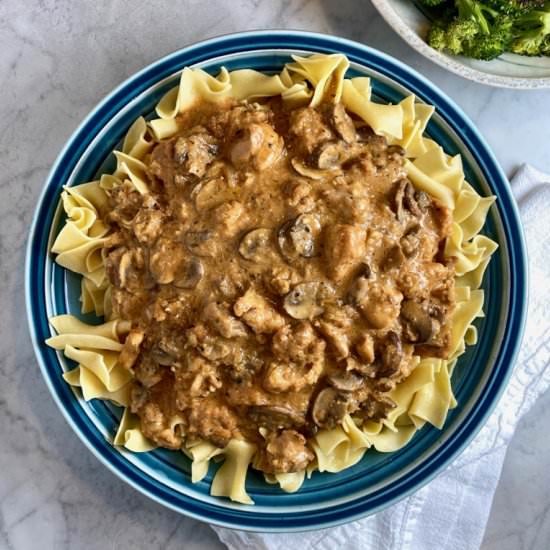 Chicken Stroganoff - Recipe photo by thebrookcook.wordpress.com