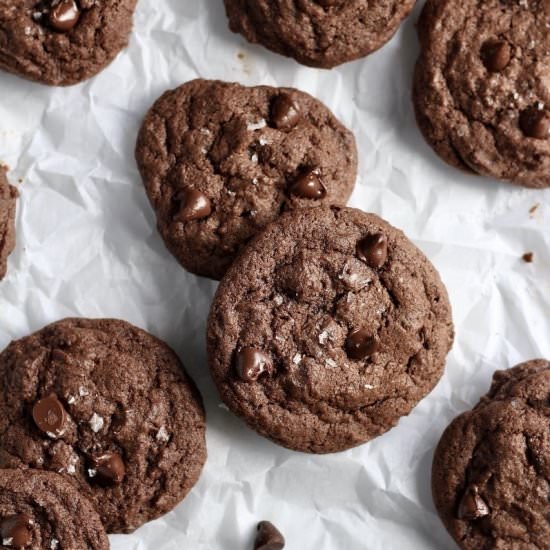 Double Chocolate Chip Cookies - Recipe photo by My Life After Dairy