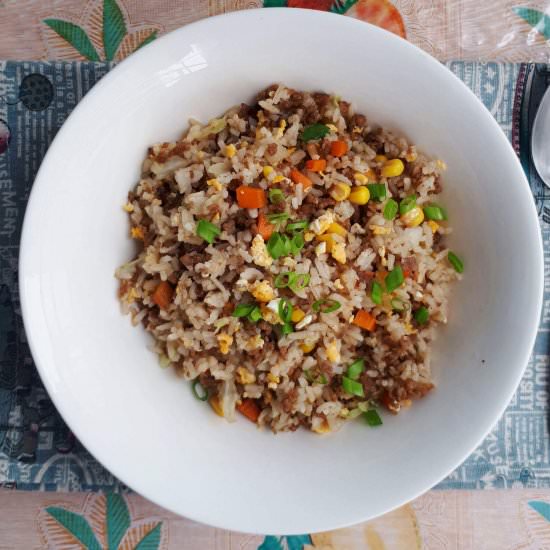 Beef Chao Fan - Recipe photo by saodeh