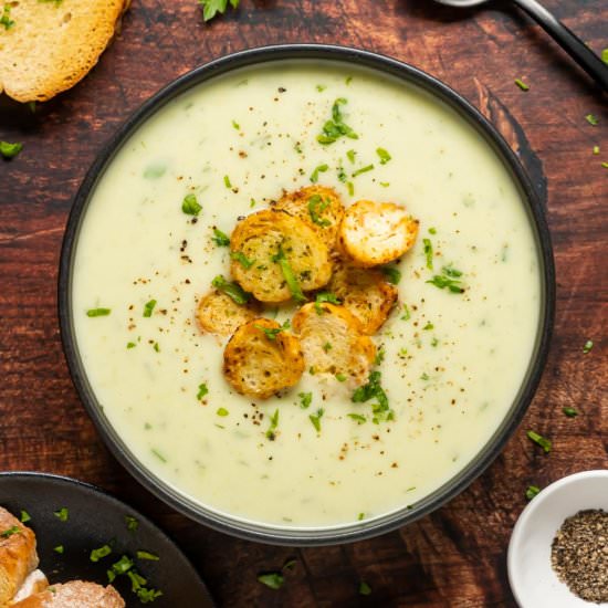 Vegan Celery Soup - Recipe photo by lovingitvegan