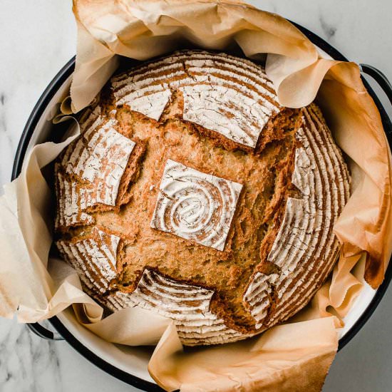 einkorn sourdough bread - Recipe photo by littlespoonfarm