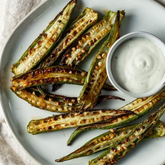 Air Fryer Okra - Recipe photo by Went Here 8 This