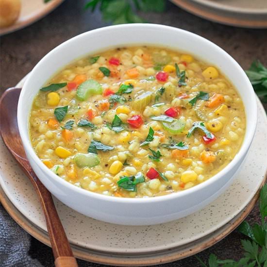 Instant Pot Lentil Barley Soup - Recipe photo by ruchiskitchen
