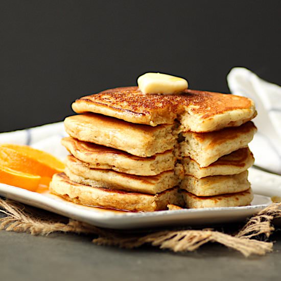 The Easiest Fluffy Pancakes - Recipe photo by DomesticDreamboat