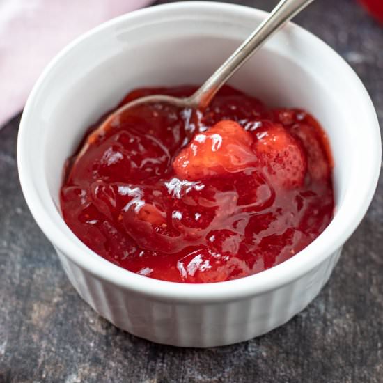 Canning Strawberry Pie Filling - Recipe photo by BinkysCulinaryCarnival