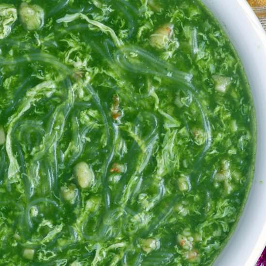 CHINESE SPINACH SOUP - Recipe photo by foxy folksy