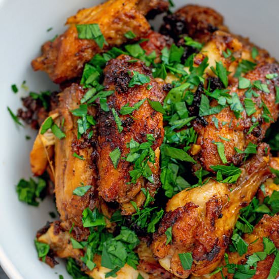 Sizzling Garlic Chicken Wings - Recipe photo by Wearenotmartha