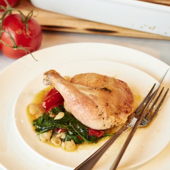 Chicken with white beans and tomato - Recipe photo by 8thstreetmess