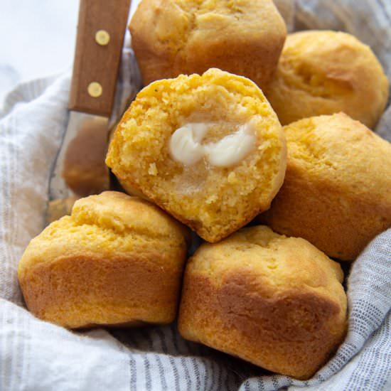 Gluten-Free Corn Muffins - Recipe photo by MamaGourmand