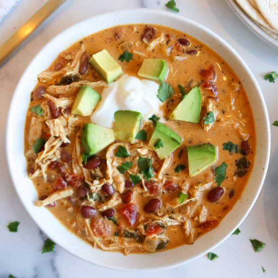 Creamy Chicken Taco Soup - Recipe photo by StaceyLives