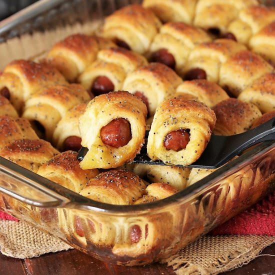 Glazed Pigs In a Blanket - Recipe photo by thekitchenismyplayground