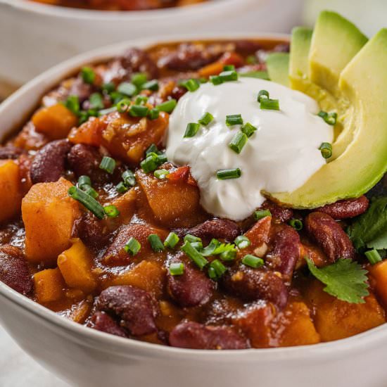 Vegetarian Chili - Recipe photo by Lemon blossoms