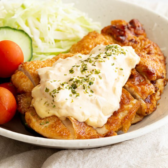Japanese Chicken Nanban + Tartar - Recipe photo by Wandercooks