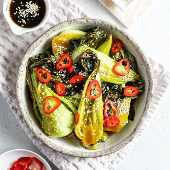 Roasted Bok Choy - Recipe photo by itsnotcomplicatedrecipes