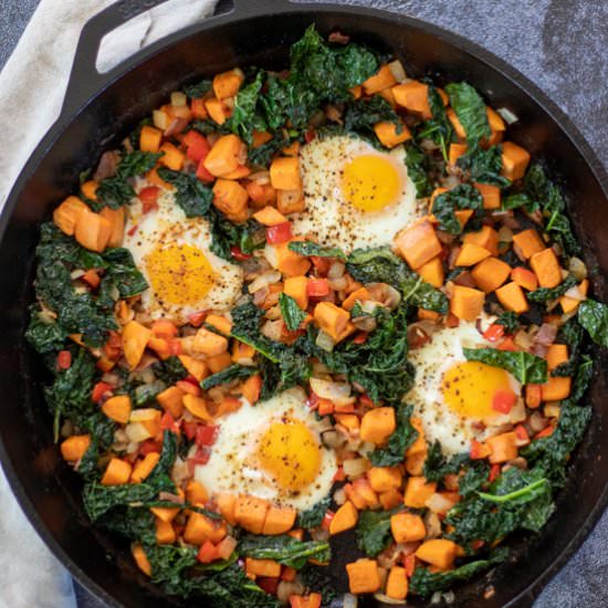 Sweet Potato Hash - Recipe photo by The Frizzled Leek