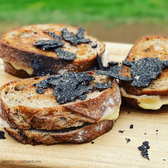 Truffle Grilled Cheese - Recipe photo by PetersFoodAdventures