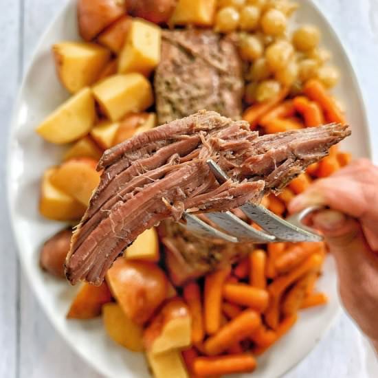 Slow Cooker Pot Roast - Recipe photo by Theoregondietitian