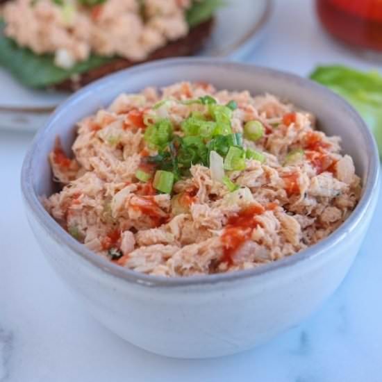 Buffalo Tuna Salad - Recipe photo by whollytasteful