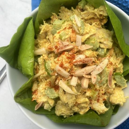 Easy Curry Chicken Salad - Recipe photo by lowcarbsimplified