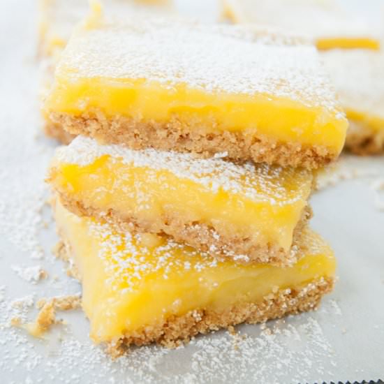 Lemon Bars 'N Graham Cracker Crust - Recipe photo by browniebites