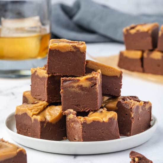 Peanut Butter Whiskey Fudge - Recipe photo by stateofdinner