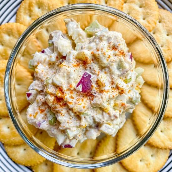 Tuna Egg Salad with Japanese Mayo - Recipe photo by toasttohome