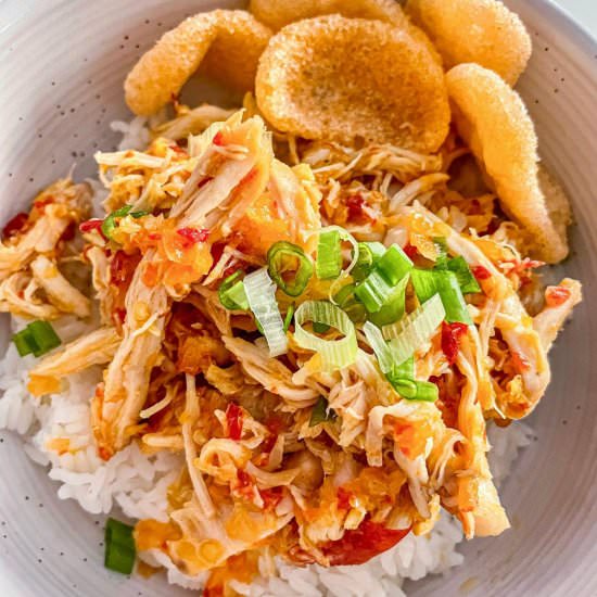 Chicken with Sambal Sauce - Recipe photo by toasttohome