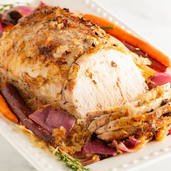 Dutch Oven Pork Roast - Recipe photo by debsdailydish
