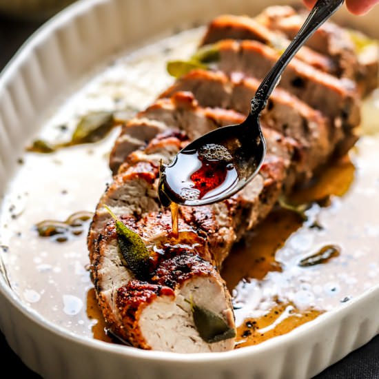 Sage Brown Butter Sauce - Recipe photo by Craft Beering