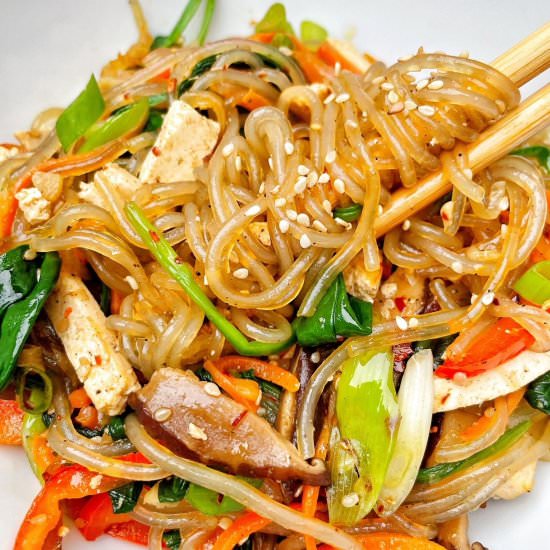 Vegetarian Japchae - Recipe photo by cookcookgo