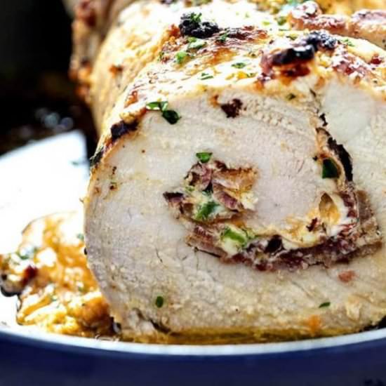 Jalapeno Popper Pork Loin - Recipe photo by TASTYDONE