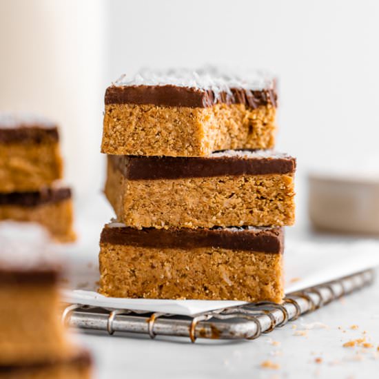 No-Bake Coconut Protein Bars - Recipe photo by purelykaylie
