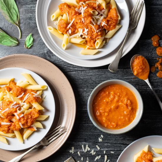 Penne Alla Rum - Recipe photo by whatsteveeats