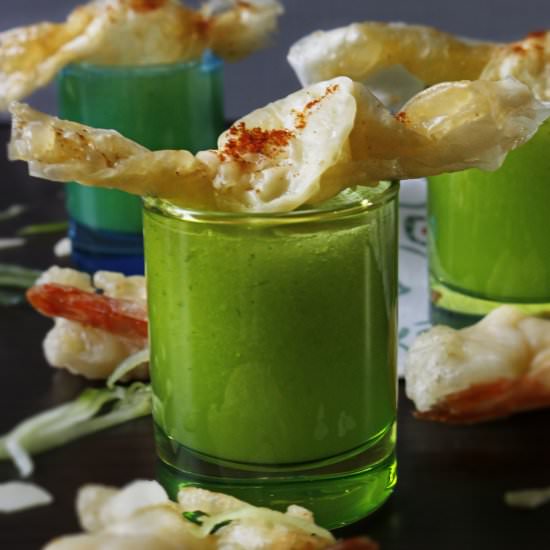 Cucumber gazpacho - Recipe photo by mecooks.com